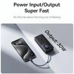 پاوربانک بیسوس مدل NOMOS 30W ظرفیت 20000 میلی آمپر ساعت