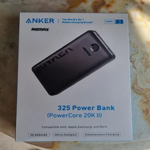 پاوربانک 22.5 وات ریمکس مدل 325 ظرفیت 20000 میلی آمپر ساعت