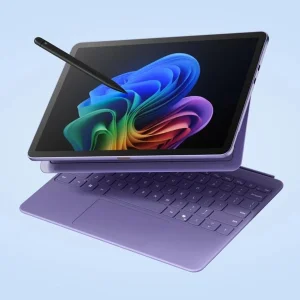 تبلت 12 اینچی مایکروسافت مدل Surface Pro-Snapdragon X Plus ظرفیت 512 گیگابایت و رم 16 گیگابایت به همراه کیبورد سرفیس پرو و قلم Slim pen 2