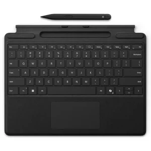 تبلت 13 اینچی مایکروسافت مدل Surface Pro 10-Core Ultra 7 165U ظرفیت 1 ترابایت و رم 64 گیگابایت به همراه کیبورد Surface Pro Copilot و قلم Slim Pen 2