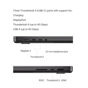 لپ تاپ 14.2 اینچی اپل مدل MacBook Pro MDE54 2025 LLA-M5-16GB RAM-1TB SSD