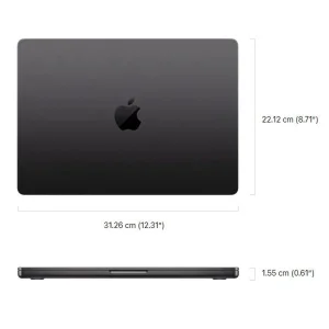 لپ تاپ 14.2 اینچی اپل مدل MacBook Pro MGDU4 2026 LLA-M5 Max-36GB RAM-2TB SSD