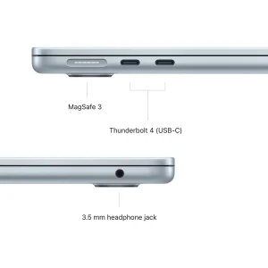 لپ تاپ 13.6 اینچی اپل مدل MacBook Air MDHF4 2026 LLA-M5-16GB RAM-1TB SSD