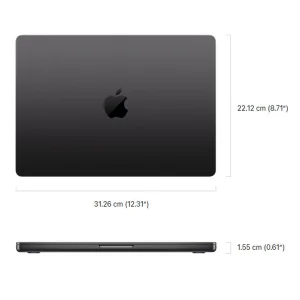لپ تاپ 14.2 اینچی اپل مدل MacBook Pro MDE34 2025 LLA-M5-24GB RAM-1TB SSD