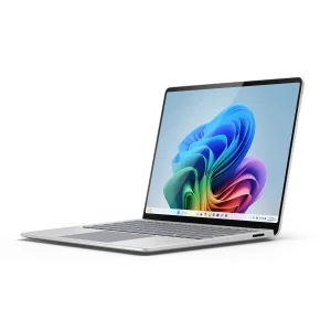 لپ‌تاپ مایکروسافت مدل Surface Laptop 7 Copilot Plus PC با پردازنده Snapdragon X Plus، رم LPDDR5x 16GB، حافظه SSD با ظرفیت 256GB، نمایشگر لمسی 13.8 اینچ PixelSense Flow با نرخ به‌روزرسانی 120Hz، دارای نور پس‌زمینه کیبورد