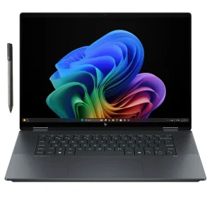 لپ تاپ 16 اینچی اچ‌ پی مدل OmniBook X Flip 16-as0023dx-Core Ultra 7 256V-16GB LPDDR5X 8533MHz-1TB SSD-Touch-Backlit-W به همراه قلم