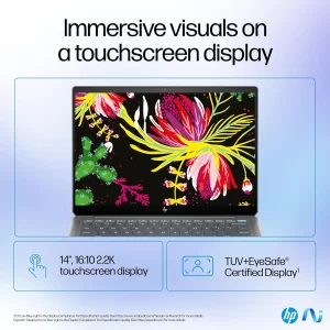 لپ‌تاپ 14 اچ‌ پی مدل OmniBook Ultra 14 fd0002na-Ryzen AI 9 365-32GB LPDDR5X-1TB SSD-Touch-2.2K-Backlit