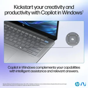 لپ‌تاپ 14 اچ‌ پی مدل OmniBook Ultra 14 fd0002na-Ryzen AI 9 365-32GB LPDDR5X-1TB SSD-Touch-2.2K-Backlit