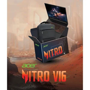 لپ تاپ 16 اینچی ایسر مدل Nitro V16 ANV16-71-760Q-i7 14650HX-16GB DDR5-512GB SSD-RTX4050-FHD 165Hz به همراه کیف