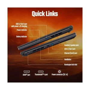 لپ تاپ 16 اینچی ایسر مدل Nitro V16 ANV16-71-760Q-i7 14650HX-16GB DDR5-512GB SSD-RTX4050-FHD