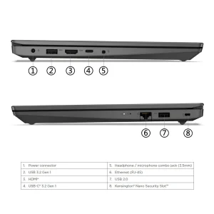 لپ تاپ 15.6 اینچی لنوو مدل V15 G4 IRU-i5 13420H-16GB DDR4 3200MHz-1TB SSD-TN - کاستوم شده