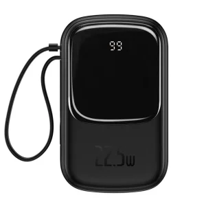 پاوربانک 22.5 وات  باسئوس مدل Qpow Digital Display ظرفیت 20000 میلی آمپر ساعت