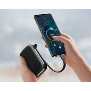 پاوربانک 22.5 وات  باسئوس مدل Qpow Digital Display ظرفیت 20000 میلی آمپر ساعت