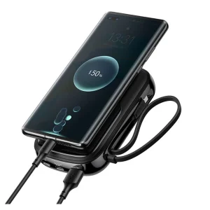 پاوربانک 22.5 وات  باسئوس مدل Qpow Digital Display ظرفیت 20000 میلی آمپر ساعت