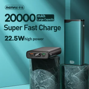 پاوربانک ریمکس مدل RPP-129 ظرفیت 20000 میلی آمپر ساعت
