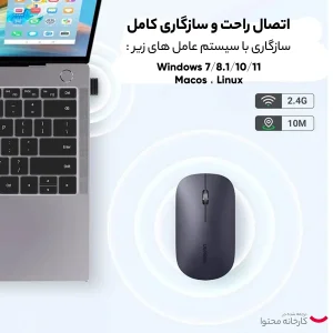ماوس بی سیم یوگرین مدل MU001