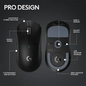 ماوس بی سیم مخصوص بازی لاجیتک مدل PRO X SUPERLIGHT 2