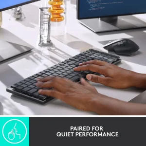 کیبورد مخصوص بازی لاجیتک مدل MX Mechanical Tactile Quiet