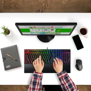 کیبورد مخصوص بازی ریزر مدل BLACKWIDOW V3 Chroma RGB With Green Switch
