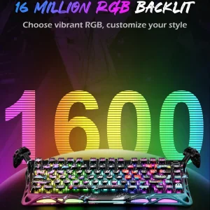 کیبورد مخصوص بازی گراوا استار مدل Mercury V75 Pro Special Edition Neon Graffiti