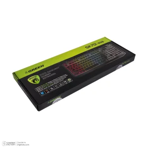 کیبورد گیمینگ گرین مدل GK701-RGB نورپردازی RGB Full-Size