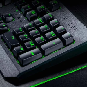 کیبورد گیمینگ ریزر مدل BlackWidow Essential Green Switch