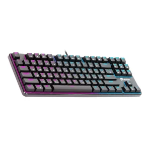 کیبورد گیمینگ گرین مدل GK801-RGB، سوئیچ مکانیکال آبی، Tenkeyless، نورپردازی RGB
