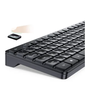کیبورد و ماوس بی سیم یوگرین مدل MK006-15659، سوییچ ممبران، Full-Size