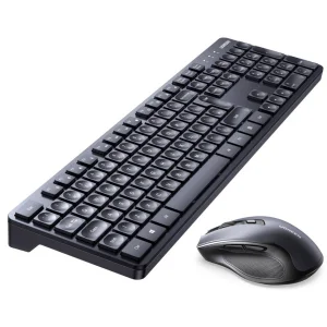 کیبورد و ماوس بی سیم یوگرین مدل MK006-15659، سوییچ ممبران، Full-Size