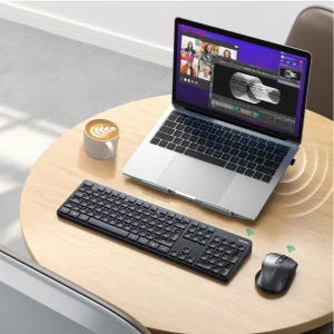 کیبورد و ماوس بی سیم یوگرین مدل MK006-15659، سوییچ ممبران، Full-Size