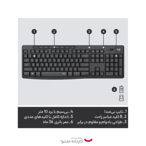 کیبورد و ماوس لاجیتک مدل MK295
