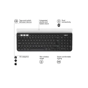 کیبورد بی سیم لاجیتک مدل K780 MULTI-DEVICE