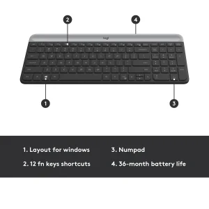 کیبورد و ماوس بی سیم لاجیتک مدل SC-MK47O