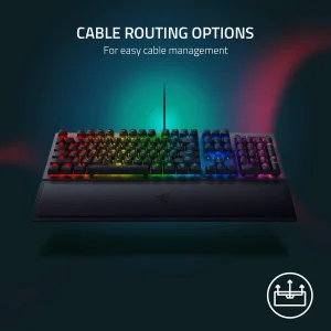 کیبورد مخصوص بازی ریزر مدل Blackwidow v3 Green swithes