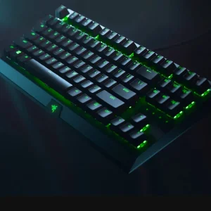 کیبورد مخصوص بازی ریزر مدل BlackWidow X Tenkeyless Green Switch
