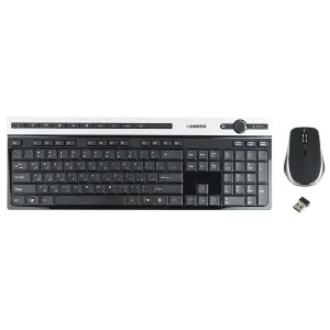 کیبورد و ماوس بی سیم گرین مدل GKM-505W، سوییچ ممبران، Full-Size