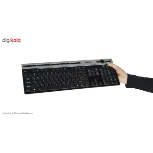 کیبورد و ماوس بی سیم گرین مدل GKM-505W، سوییچ ممبران، Full-Size