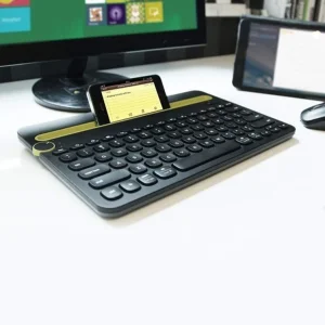 کیبورد بی سیم لاجیتک مدل K480، سوییچ ممبران ، TenKeyLess