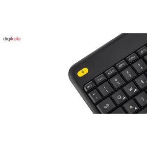 کیبورد بی‌ سیم لاجیتک مدل K400 Plus با حروف فارسی