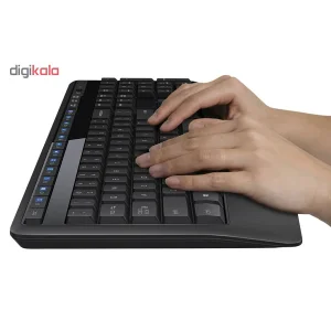 کیبورد و ماوس بی سیم لاجیتک مدل MK345 با حروف فارسی