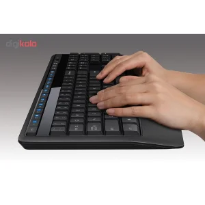 کیبورد و ماوس بی سیم لاجیتک مدل MK345 با حروف فارسی