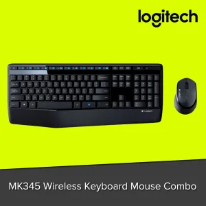 کیبورد و ماوس بی سیم لاجیتک مدل MK345 با حروف فارسی