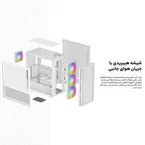 کیس کامپیوتر دیپ کول مدل CH560 Digital WH