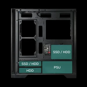 کیس کامپیوتر گیمینگ تسکو مدل GC 4510