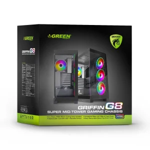 کیس کامپیوتر گیمینگ گرین مدل GRIFFIN G8