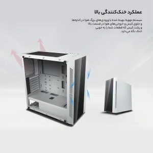 کیس کامپیوتر دیپ کول مدل MATREXX 55 V3 ADD-RGB WH 3F
