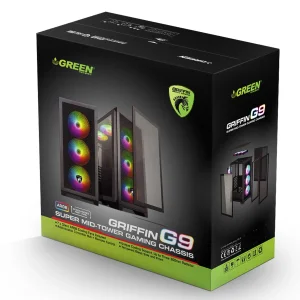کیس کامپیوتر گیمینگ گرین مدل GRIFFIN G9