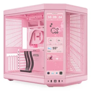 کیس کامپیوتر گیمینگ هایت مدل Y70 Touch Infinite Strawberry Milk