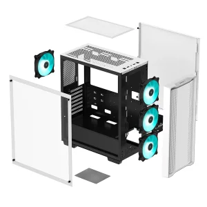 کیس کامپیوتر دیپ کول مدل CC560 WHITE