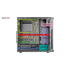 کیس کامپیوتر گرین مدل Oraman Plus